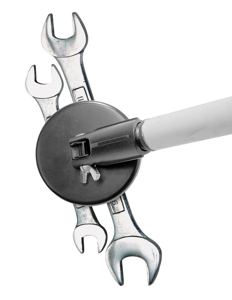Master Magnetics Magnetic Pick-Up Tool Attachment, 3.20" Diameter, 0.440" Thick Magnet Assembly with Acme-Threaded Attachment for Standard Broom Handle, 65 Pounds Pull, 1 Each - Image 5